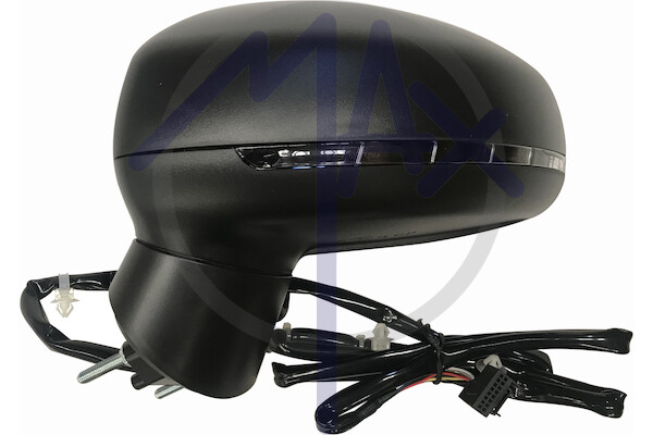 Espejo Retrovisor Ele Audi A1 Del 2010 Al 2014 Dx Negro Term 6 Pin