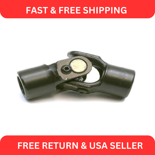 Steering U Joint 9/16 26 Spline 3/4 DD U-Joint Black Universal Steering Shaft