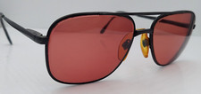 Vintage L'AMY Westport Black Pilot Metal Sunglasses FRAMES ONLY