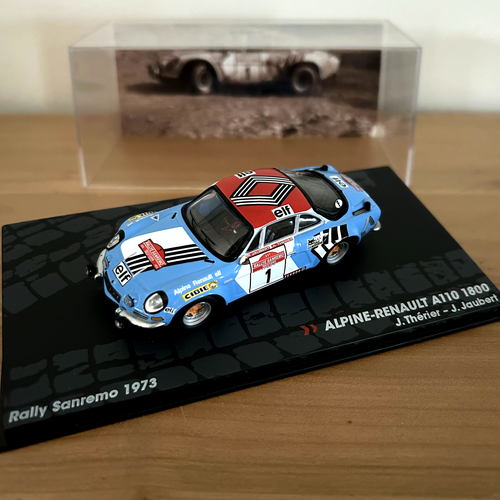 DECALS 1/12 REF 2565 ALPINE RENAULT A110 THERIER RALLYE DU MAROC 1973