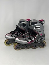 DBX GrayPink Inline Skates abec 7 Bearings Women's Size 9