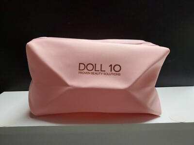 Doll 10 Makeup Cosmetic Bag in Pink New