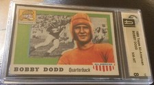 1955 Topps All- American Football #11 Bobby Dodd Univ Tennessee  - GAI 8 NM-MT!!