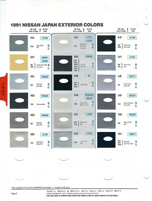 1991 AND 1992 NISSAN INFINITI MAXIMA SENTRA PATHFINDER 240SX 300ZX