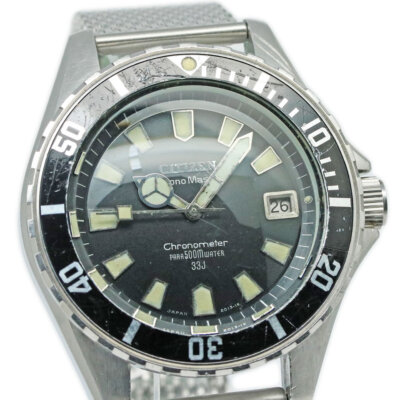 CITIZEN Chronomaster 500m Taucher 33J 4-540263 Kal.5440 Herren Uhr G0621