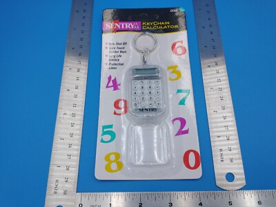 NEW Sentry Keychain Calculator #CA309 Multi-function, Lightweight. NOS. #Z488
