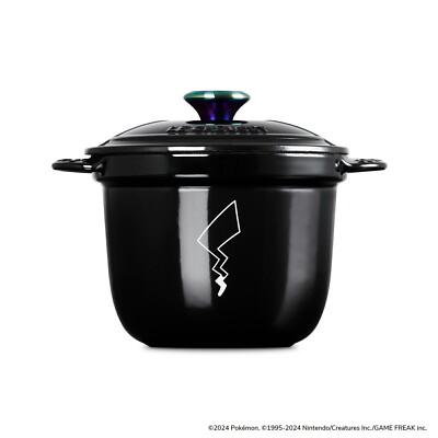 Le Creuset Pokemon Collection Pikachu Cocotte Every 18 Shiny Black