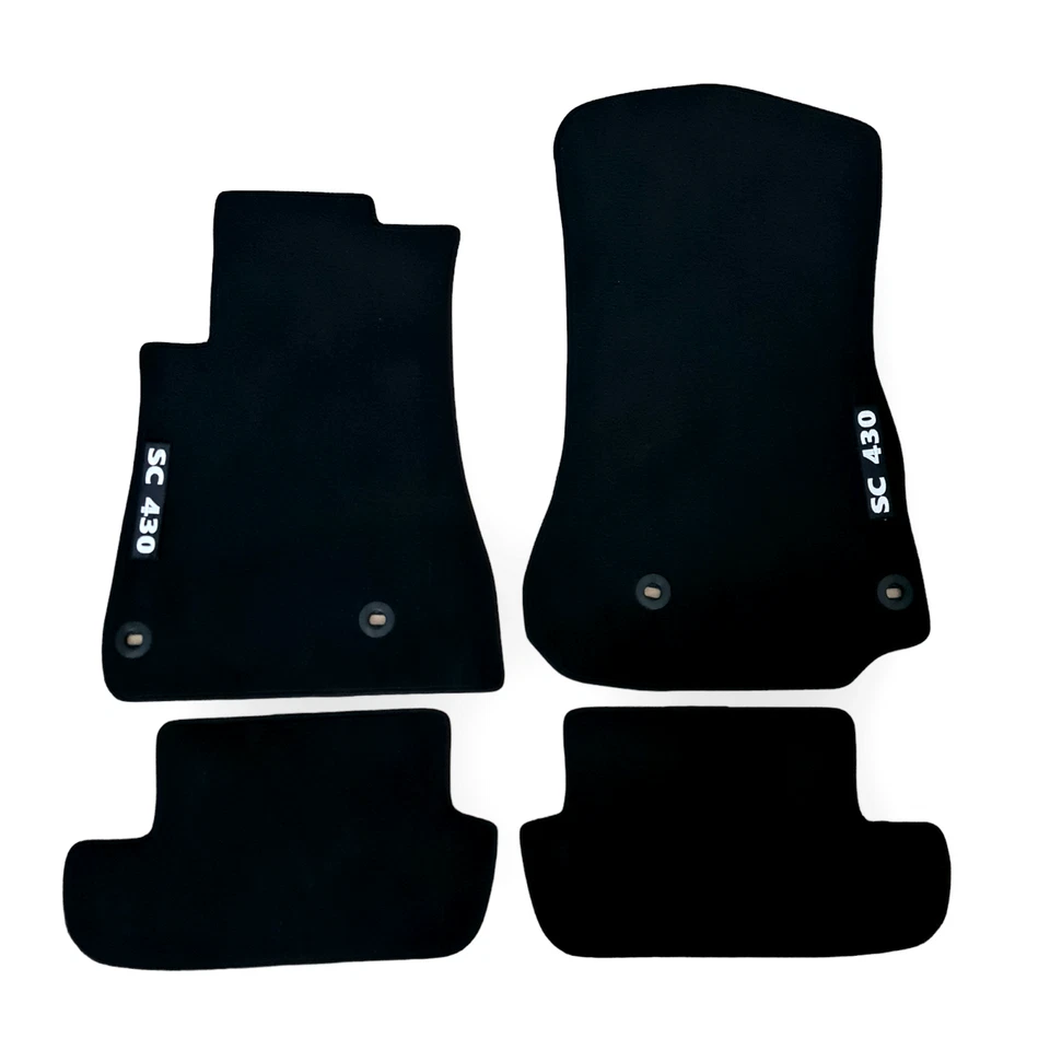 For Lexus SC 430 Carpet Car Floor Mats 2001-2010 OEM Quality Velour Liners Rugs - Image 3 of 4