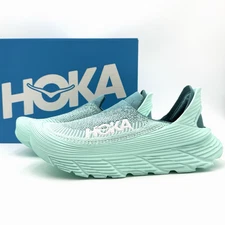 Hoka One One Restore TC Men's 13 Running Shoes Slip On Ocean Mist
