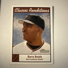 2001 Topps Heritage Classic Renditions #CR3 Barry Bonds SF Giants