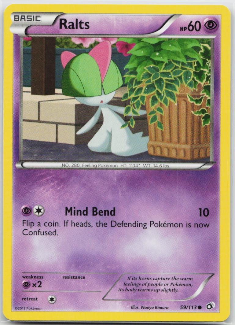 Ralts Common Plasma Storm 59/135 Pokemon TCG
