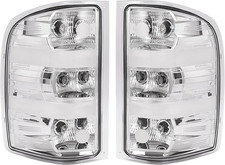 Tail Light Lamp Pair Compatible with 2007-2014 Chevy Chevrolet Silverado 1500 25