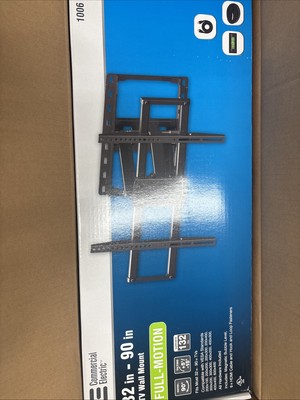 Commercial Electric Full Motion Wall Mount Kit for 32'' to 90'' TVs 1006 316 038