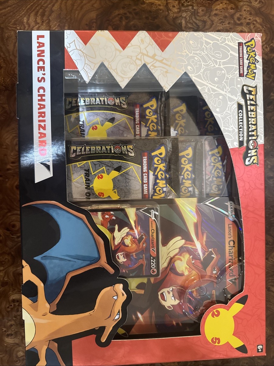 celebrations charizard v collections booster box Pokemon TCG: Celebrations Charizard V Collections Booster Box main image 1