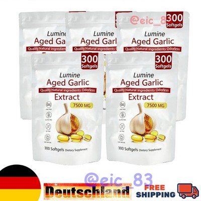 Primus Gealterter Knoblauchextrakt 7500 mg Geruchsfrei für Herz& Immunsystem