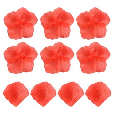 100 Stueck Rosenblaetter Hochzeit  Blumen - Schrittweise Rot F5B82492