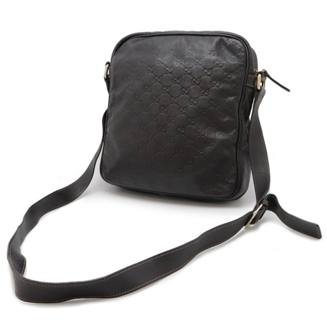 Gucci Guccisima Leather Shoulder Bag Dark Brown Gold Hardware Used, 25.5x28.5cm thumbnail 2