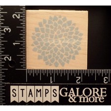 Inkadinkado Rubber Stamps 95866 GARDEN FLOWER BLOSSOM T51