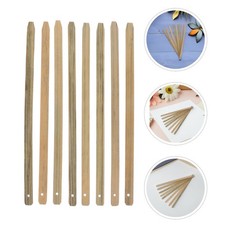 15 Pcs Handmade Bamboo Fan Handle Dance Performance Props Ribs DIY