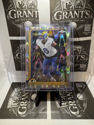 2025 Topps Chrome Jared Verse Ray Way Refractor Rams