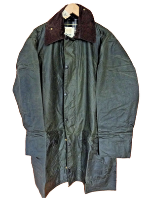 1990's Barbour Border Wax Jacket. Model A200. Size 42 in/107 cm