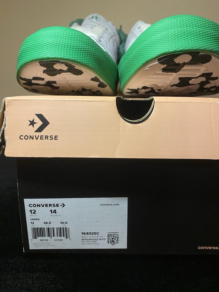 Size 12 - Golf Le Fleur x Converse One Star Ox Kelly Green for