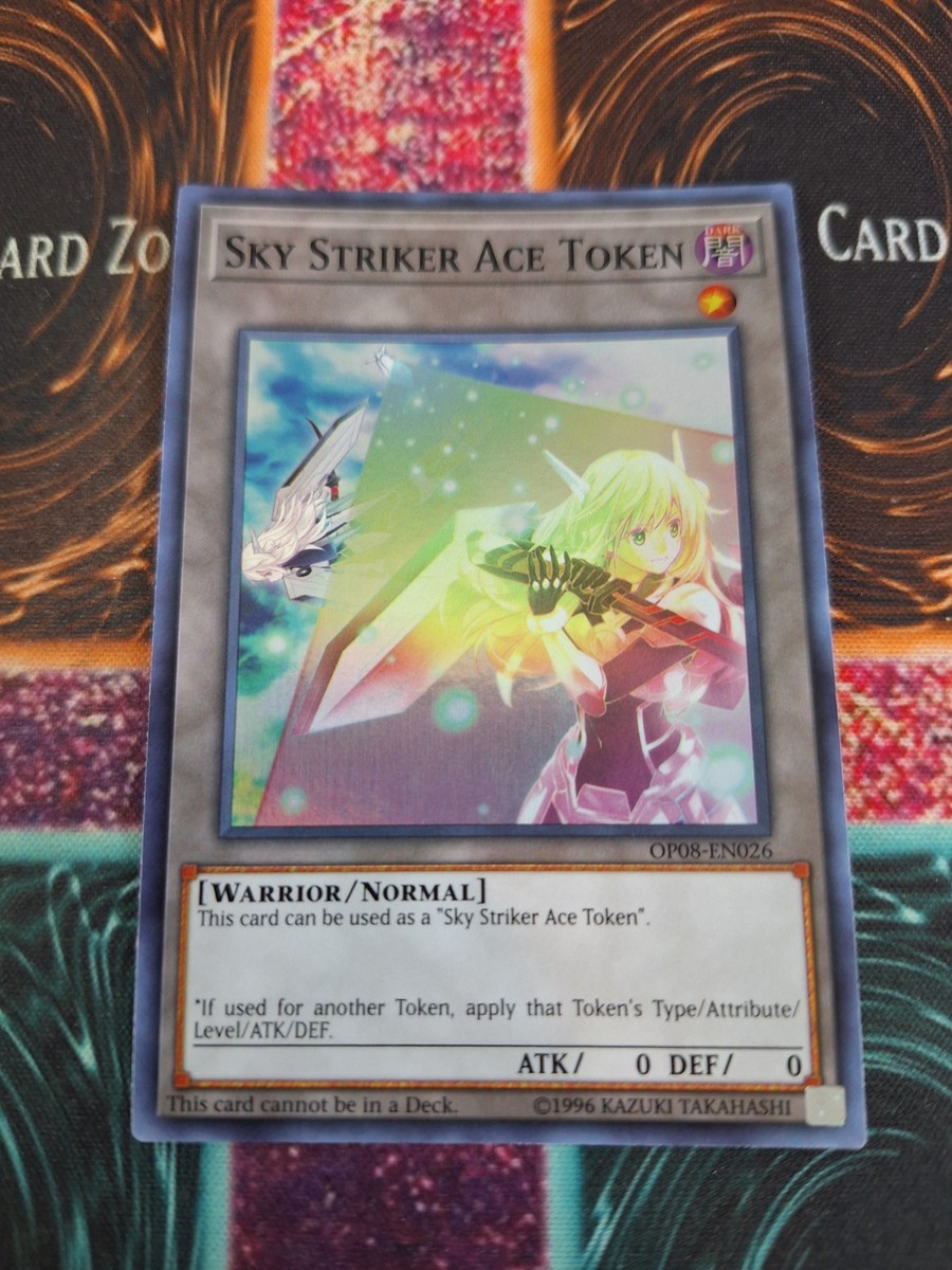 Yugioh Sky Striker Ace Token OP08-EN026 Super Rare Near Mint | eBay Yugioh Sky Striker Ace Token OP08-EN026 Super Rare Near Mint | eBay