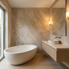 Travertino in paste 24kg weiß- marmorspachtel für gebrochener Stein, istinto