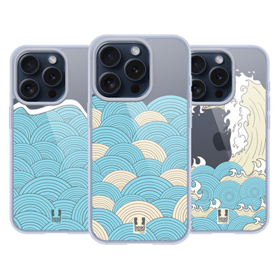 HEAD CASE DESIGNS WELLENLINIEN SOFT GEL HANDYHÜLLE FÜR APPLE iPHONE HANDYS