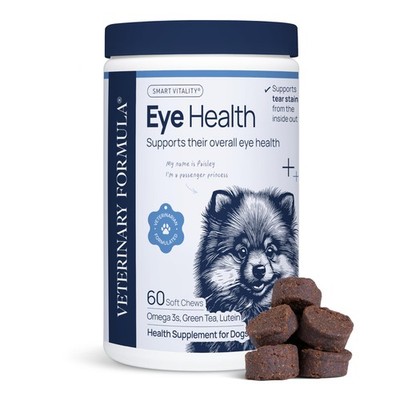 Veterinary Formula Eye Health Supplement for Dogs   Vet-Formulated Tear 60 ct 