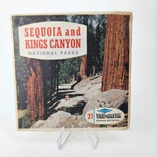 Sequoia and Kings Canyon California Sawyer's View-Master 3-Reel Packet Vintage