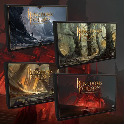 Kingdoms Forlorn: All In Pledge + Princess Slawia & Little Ser + Dice, Mat, Book