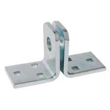 Abus 115/100 Hasp, Fixed, Zinc Plated, Pk2