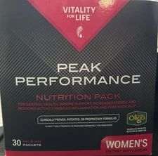 Melaleuca Vitality For Life Women’s Peak Performance Nutrition Pack 17.5 Packs