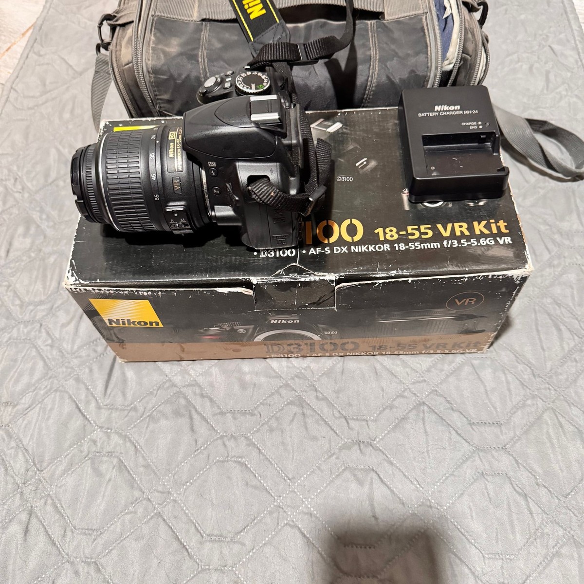 Nikon D3100 DSLR Camera with AF-S Nikkor 18-55mm Lens