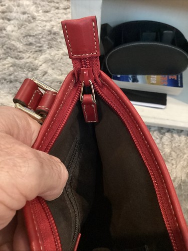 Borsa a tracolla Gucci in tela rossa - Foto 6 di 11