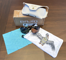 BAJIO SIGS SUNGLASSES - "IVORY ROCK" FRAME, COPPER POLY POLARIZED LENS