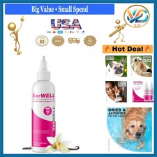 Veterinarian Formulated Ear Cleaner for Dogs and Cats 8oz Sweet Pea Vanilla