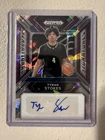 2024 Panini Prizm Draft Picks Sensational Signatures Tyran Stokes Purple Ice /99