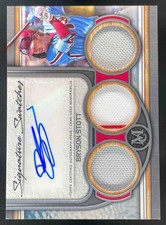 2023 Museum Collection Swatches Triple Relic Auto #SWTRA-BS Bryson Stott /399