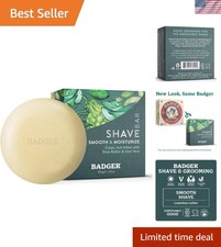 Travel Size Organic Shave Soap Bar - Eco-Friendly, 3.15 oz, All Skin Types