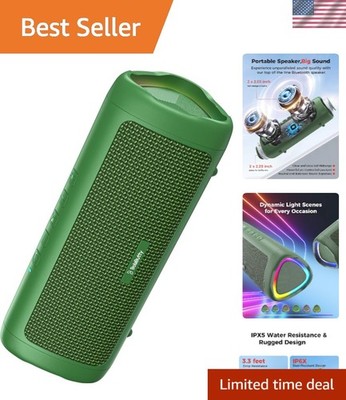 Versatile Wireless Bluetooth Speaker - Waterproof, 20H Playtime, and TWS Pairing