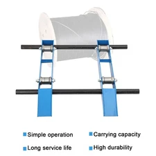 Heavy Duty Cable Drum Roller Stand Cable Reel Dispenser for reels 11.8-47.2in OD