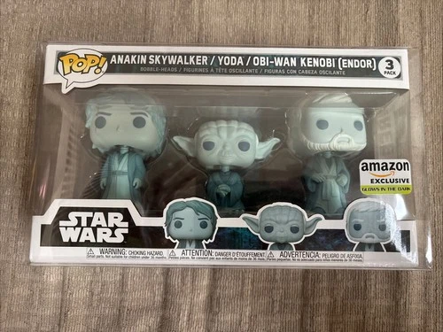 Funko Pop! Vinyl: Star Wars - Anakin Skywalker / Yoda / Obi- Wan Kenobi (Endor)