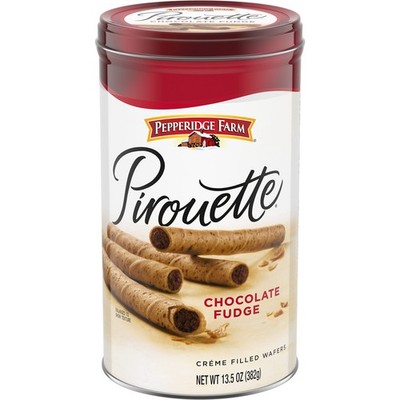 Pepperidge Farm Pirouette Cookies, Chocolate Fudge Créme Filled Wafers, 13.5 Oz
