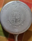 Griswold Cast Iron No. 7 Skillet Plated 701 A (War Boy) FREE SHIPPING!