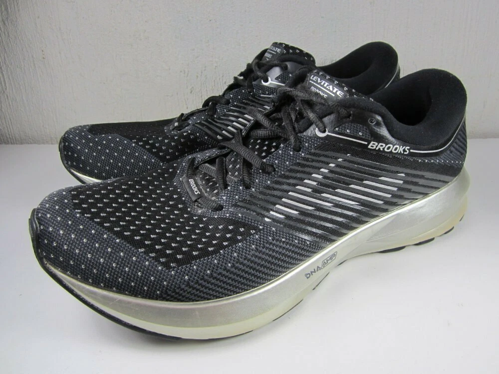 Brooks Levitate Women's DNA AMP Running Shoes Black/Gray 1202581B004 Size  11 B