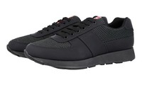 Prada Leder Mesh Linea Rossa Prax Sneaker - 4E3341 - Schwarz - Neu - 6 40