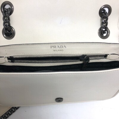 PRADA 1BD147 Logo studs ChainShoulder Bag Shoulder Bag