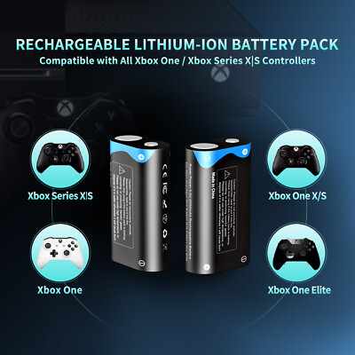 Xbox One/Xbox Series S/X Controller Battery Pack, 2x Li-Ion